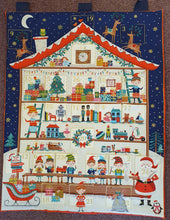 Load image into Gallery viewer, Fabric Advent Calendar Santa's Workshop