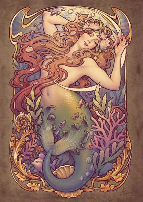 Andersen's Little Mermaid Card