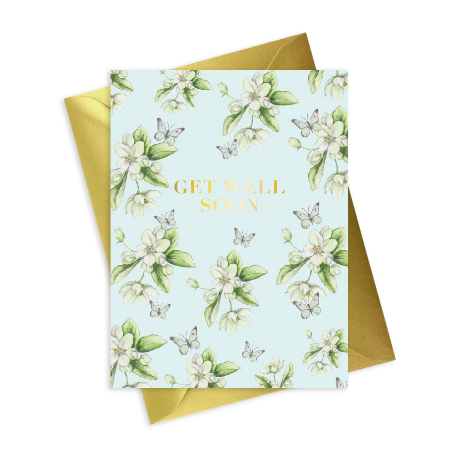 Bright Blooms Get Well Soon Card
