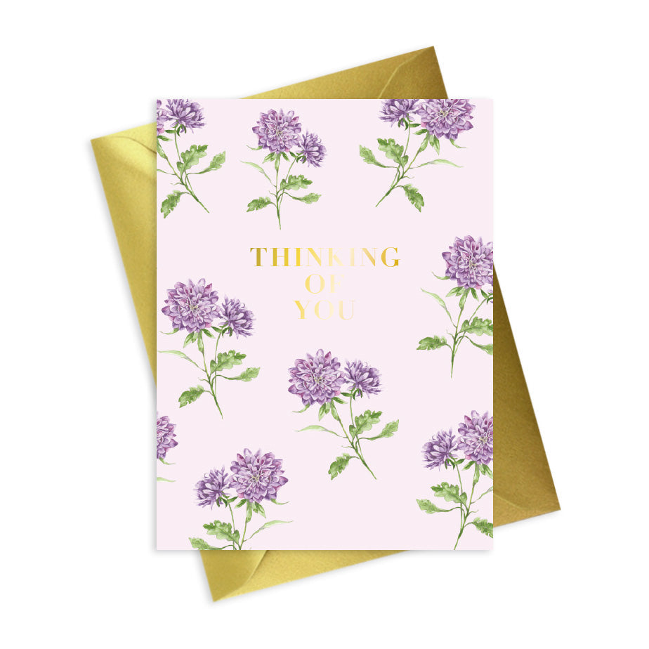 Bright Blooms Thinking of You Card