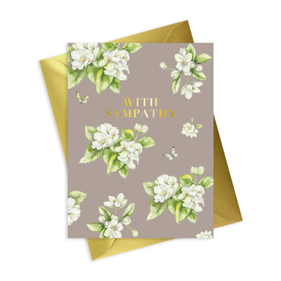 Bright Blooms With Sympathy Card