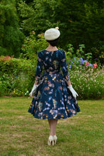 Load image into Gallery viewer, Bambi Teal Butterfly Swing Dress