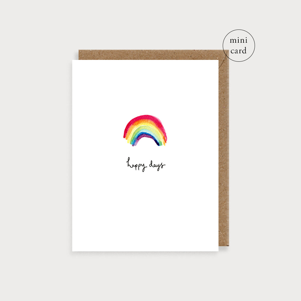 Bijou Happy Days Rainbow Mini Card