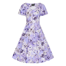 Load image into Gallery viewer, Bonnie Lilac Floral Swing Dress