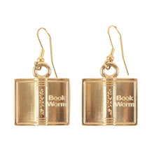 Load image into Gallery viewer, Book Worm Earrings