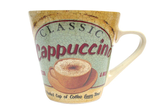 Retro Cappuccino Mug