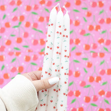 Load image into Gallery viewer, Cherry Taper Candle Set