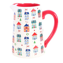 Load image into Gallery viewer, Christmas Houses Flower Jug