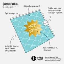 Load image into Gallery viewer, Deco Happy Happy Birthday Love Card