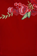 Load image into Gallery viewer, Divine Red Velvet Swing Dress