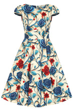 Load image into Gallery viewer, Elowen Cream Floral Swing Dress