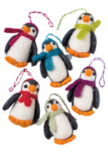 Load image into Gallery viewer, Felt Penguin Hanging Decoration