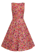 Load image into Gallery viewer, Frankie Pink Floral Swing Dress