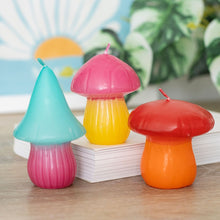 Load image into Gallery viewer, Funky Fungi Set Of 3 Mushroom Candles
