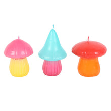 Load image into Gallery viewer, Funky Fungi Set Of 3 Mushroom Candles