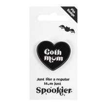 Load image into Gallery viewer, Goth Mum Pin Badge
