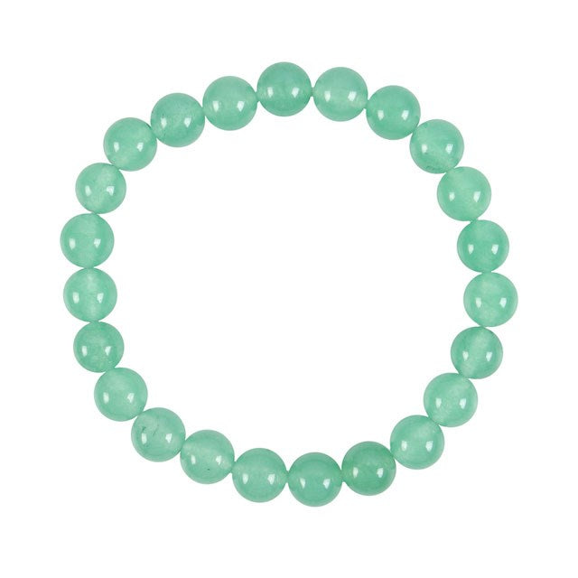 Semi Precious Green Aventurine Bead Bracelet