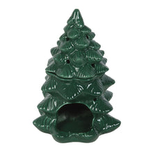 Load image into Gallery viewer, Green Fir Tree Oil & Wax Melt Burner