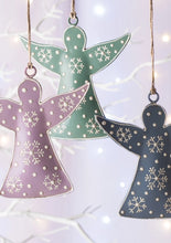Load image into Gallery viewer, Hand Painted Metal Angel Decoration