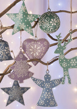 Load image into Gallery viewer, Hand Painted Metal Angel Decoration