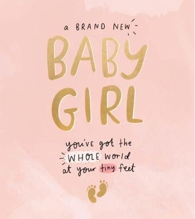 Happy News Baby Girl Card