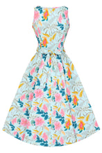 Load image into Gallery viewer, Hepburn Tropical Holiday Swing Dress