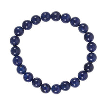 Load image into Gallery viewer, Semi Precious Lapis Lazuli Bead Bracelet
