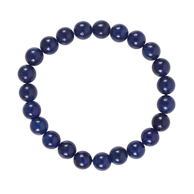 Semi Precious Lapis Lazuli Bead Bracelet