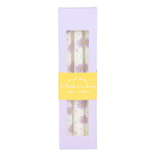 Load image into Gallery viewer, Lilac Daisy Taper Candle Set