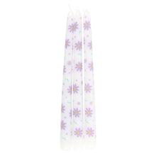 Load image into Gallery viewer, Lilac Daisy Taper Candle Set