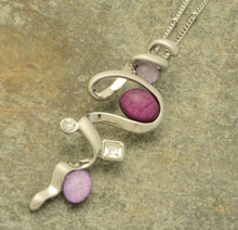 Load image into Gallery viewer, Miss Milly Purple Twist Necklace