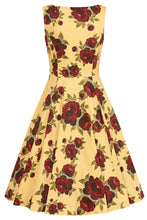 Load image into Gallery viewer, Orla Yellow Floral Swing Dress