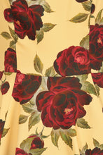Load image into Gallery viewer, Orla Yellow Floral Swing Dress