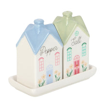 Load image into Gallery viewer, Pastel House Salt & Pepper Shakers