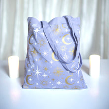 Load image into Gallery viewer, Purple Celestial Tote Bag