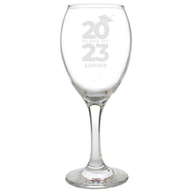 Load image into Gallery viewer, Personalised Graduation Wine Glass
