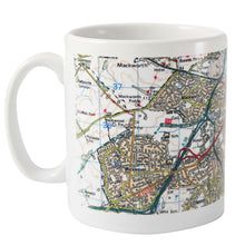 Load image into Gallery viewer, Personalised Map Mug Present Day

