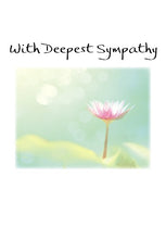 Load image into Gallery viewer, Pix &amp; Pagels With Deepest Sympathy Card
