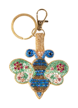 Load image into Gallery viewer, Powder Beaded Bee Keyring