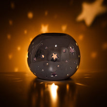 Load image into Gallery viewer, Purple Iridescent Star Oil & Wax Melt Burner