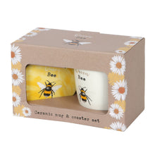 Load image into Gallery viewer, Queen Bee Mug &amp; Coaster Set
