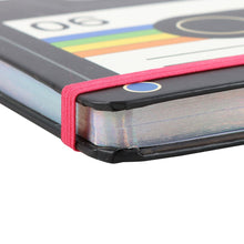 Load image into Gallery viewer, Retro 80s Cassette A5 Hardback Notebook