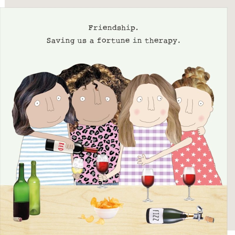 Rosie Made A Thing Friendship Therapy Card