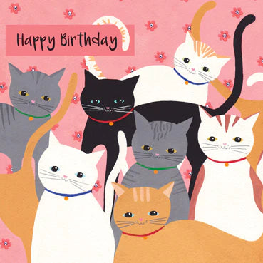 Sian Cats Birthday Card