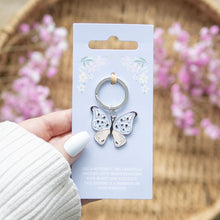 Load image into Gallery viewer, Enamel Butterfly Keyring