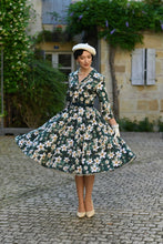 Load image into Gallery viewer, Skye Green Floral Swing Dress