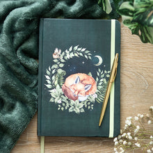 Load image into Gallery viewer, Sleeping Fox A5 Hardback Notebook