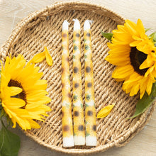 Load image into Gallery viewer, Sunflower Taper Candle Set