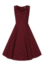Load image into Gallery viewer, Layla Wine Swing Dress & Bolero