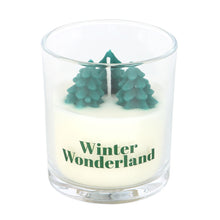 Load image into Gallery viewer, Winter Wonderland Forest Scene Candle